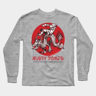 Rusty Tongs Barbeque Long Sleeve T-Shirt